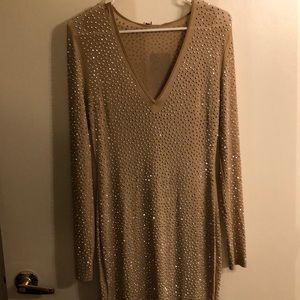 Fashion Nova Beige dress